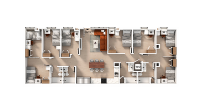 Double Room in 6 Bedroom Unit Shared-Premium floor plan
